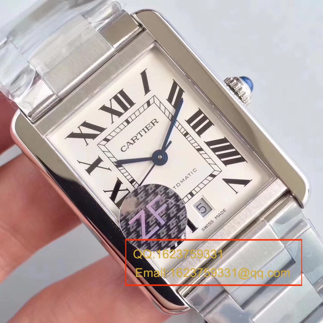 【ZF Perfect  High quality  Replica Watches 】 Cartier  SOLO TANK SOLO坦克系列W5200027 、W5200028 wrist watches  / KDY099
