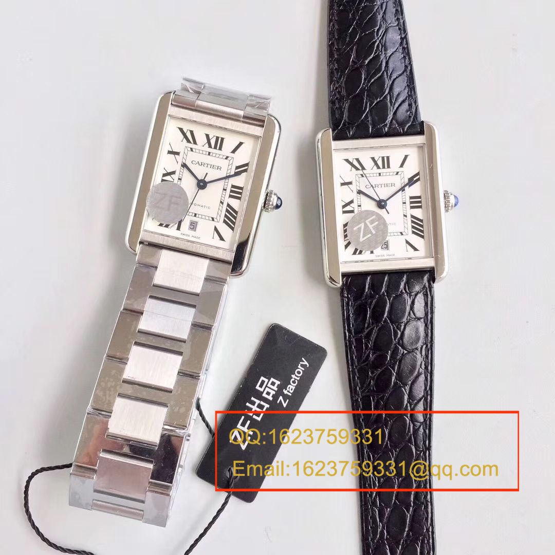 【ZF Perfect  High quality  Replica Watches 】 Cartier  SOLO TANK SOLO坦克系列W5200027 、W5200028 wrist watches  / KDY099