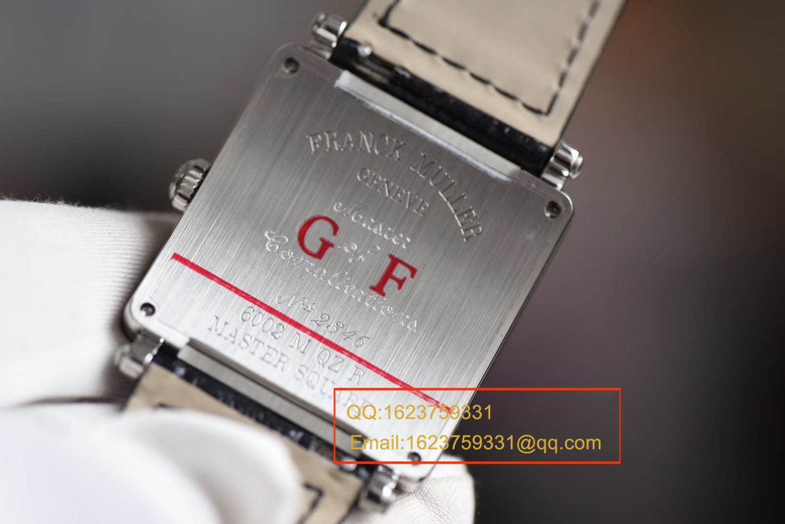 【GF Perfect  High quality  Replica Watches 】Franck Muller法穆兰MASTER SQUARE系列6002 M QZ女士石英 wrist watches  / FL022