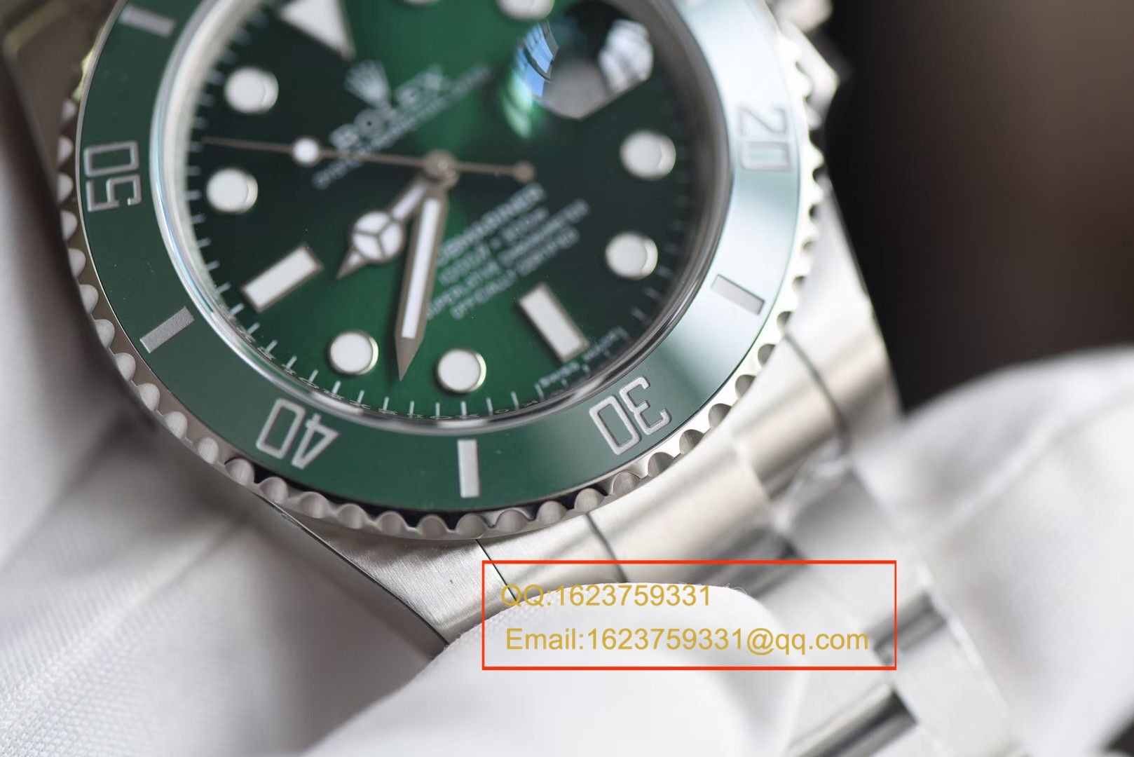 【独家视频测评N Factory 最新V7版本 Submariner 】1:1 High quality  Replica  Rolex  Submariner 型系列116610LV-97200 绿盘 wrist watches ( Submariner ) / R106