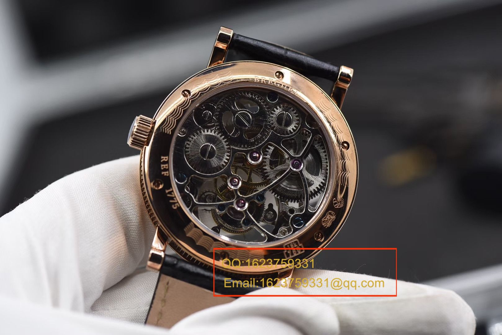 【BM Perfect  High quality  Replica Watches 】 Breguet 经典复杂系列3355PT/00/986缕空雕花 top 手动真 Tourbillon  wrist watches  / BZ038