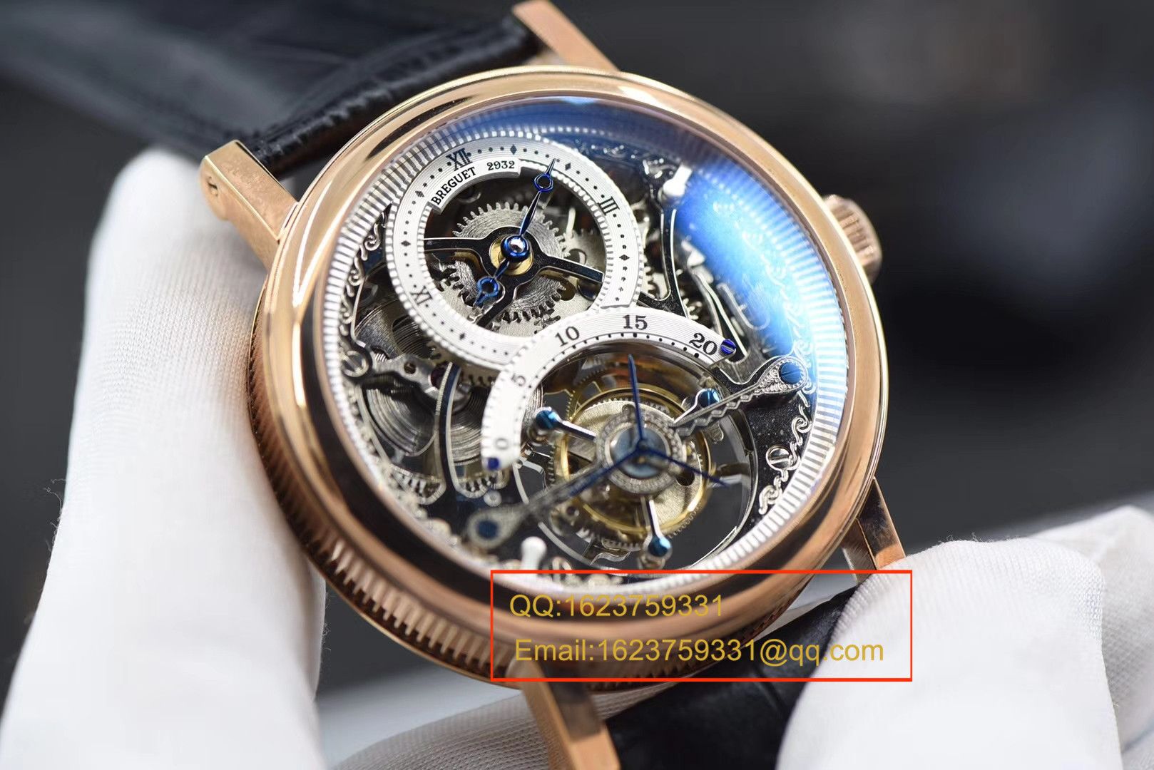 【BM Perfect  High quality  Replica Watches 】 Breguet 经典复杂系列3355PT/00/986缕空雕花 top 手动真 Tourbillon  wrist watches  / BZ038