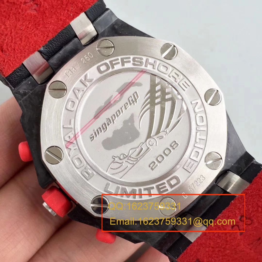 【JF AP 红魔 Perfect  High quality  Knockoff 】Audemars Piguet 千禧系列26190OS.OO.D003CU.01男士机械 Watches  / AP007