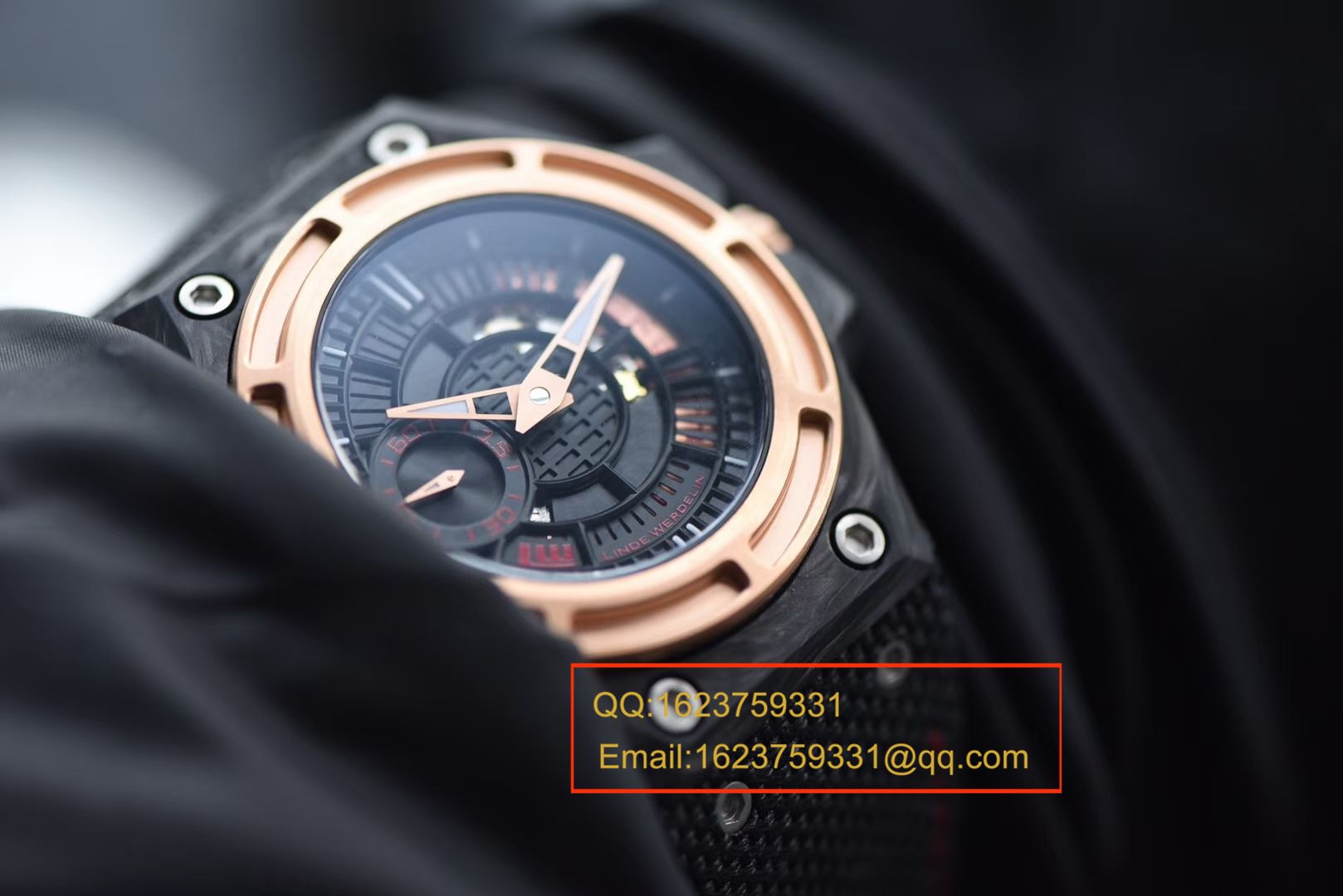 【XF Factory  Perfect  High quality  Replica Watches 】瑞士钟表制造商 Linde Werdelin （林德维纳）SPIDOLITE TECH GREEN watch / 林德维纳LDWBA01