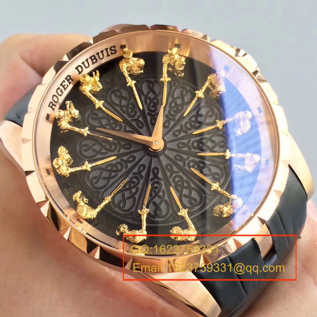 【独家 Video analysis ZZ Perfect  Replica Watches 】罗杰杜彼EXCALIBUR（王者系列圆桌12骑士）系列RDDBEX0495、RDDBEX0398、RDDBEX0511 wrist watches  / LJCA004