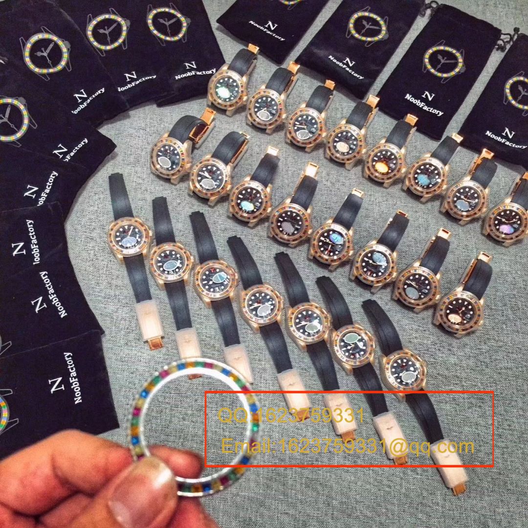 【NOOB Factory  Perfect  High quality  Replica Watches 】 Rolex  Yacht-Master 系列116695SATS“糖豆”圈彩虹游艇 Rolex 游艇 wrist watches  