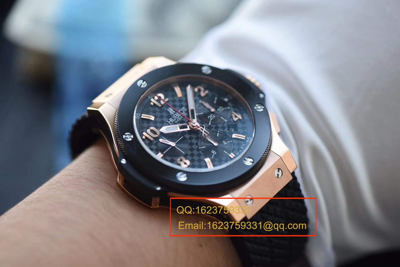 【独家 Video analysis V6 Factory 1:1 High quality  Replica Watches 】HUBLOT 《恒宝》BIG BANG big bang 系列301.PB.131.RX wrist watches  / YB023
