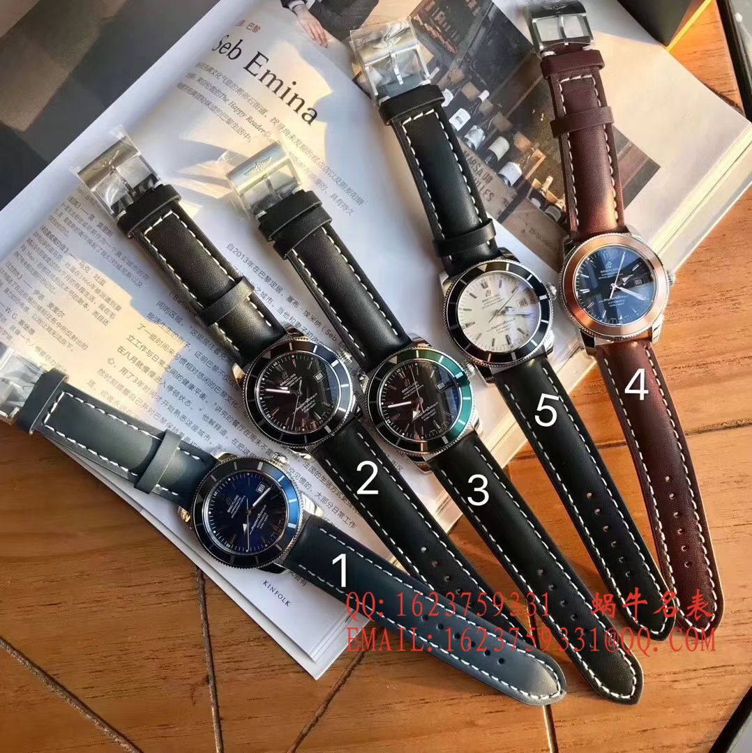 【原单正品、专柜验货】 Breitling 超级海洋文化系列A1732136/BA61、A1732124/BA61/200S/A20D.2等机械男表 / BLCF078