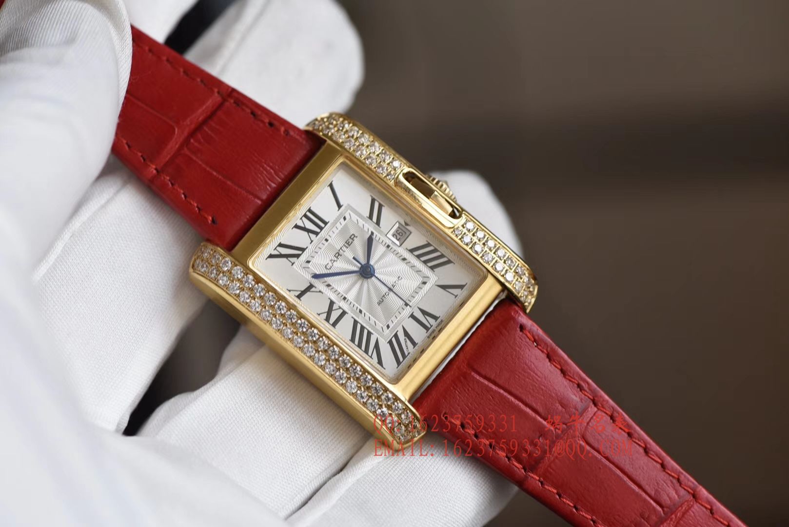 【K11 Perfect  High quality  Replica Watches 】 Cartier  坦克 TANK ANGLAISE系列WT100017女士 wrist watches  / KAH141