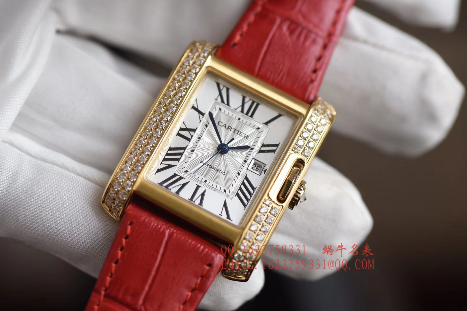 【K11 Perfect  High quality  Replica Watches 】 Cartier  坦克 TANK ANGLAISE系列WT100017女士 wrist watches  / KAH141