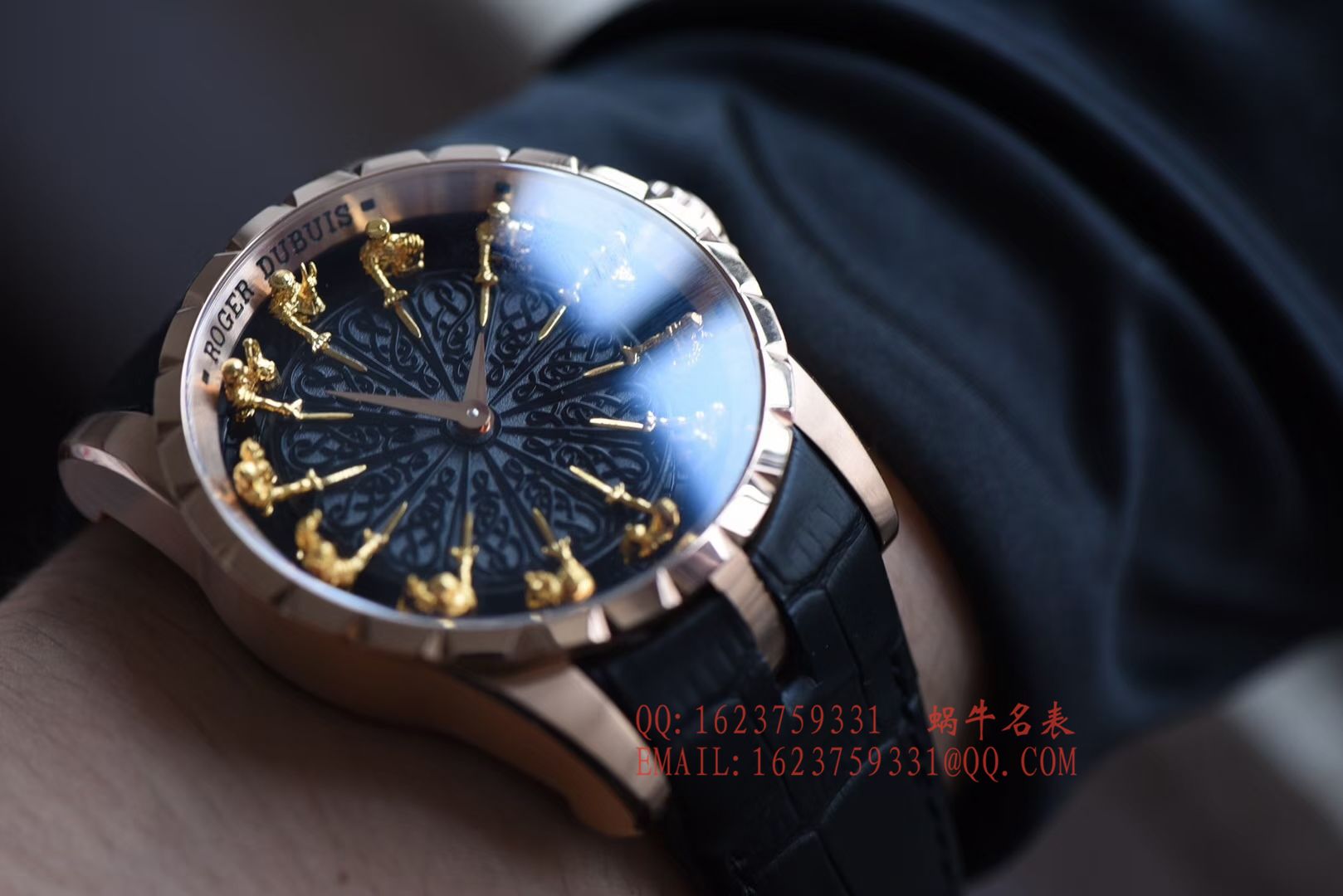 【独家 Video analysis ZZ Perfect  Replica Watches 】罗杰杜彼EXCALIBUR（王者系列圆桌12骑士）系列RDDBEX0495、RDDBEX0398、RDDBEX0511 wrist watches  / LJCA004