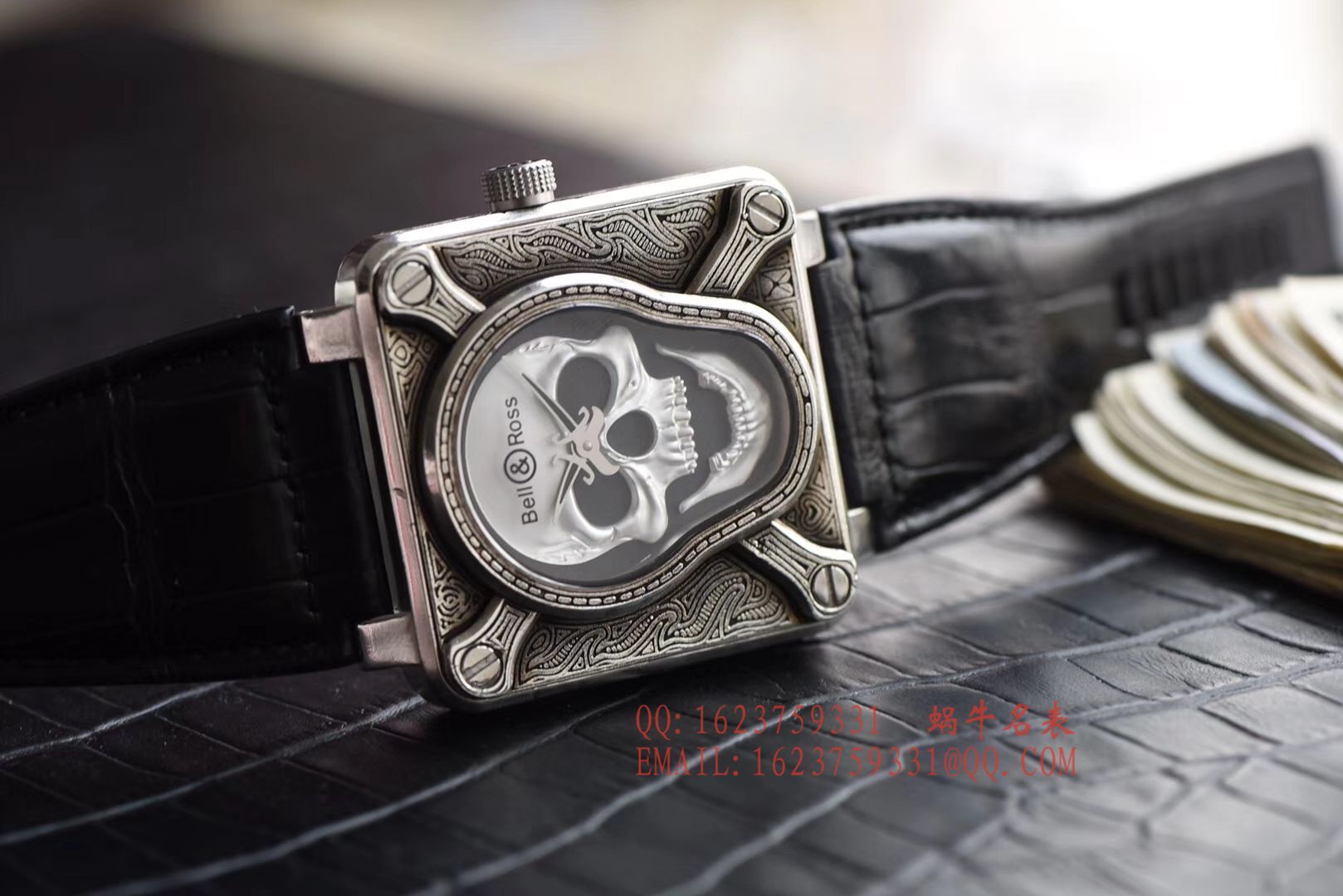 【独家 Video analysis 】 Bell & Ross  Replica Copy BELL & ROSS BR 01 Burning skull  Instruments 系列限量版骷颅头 / BLCH019