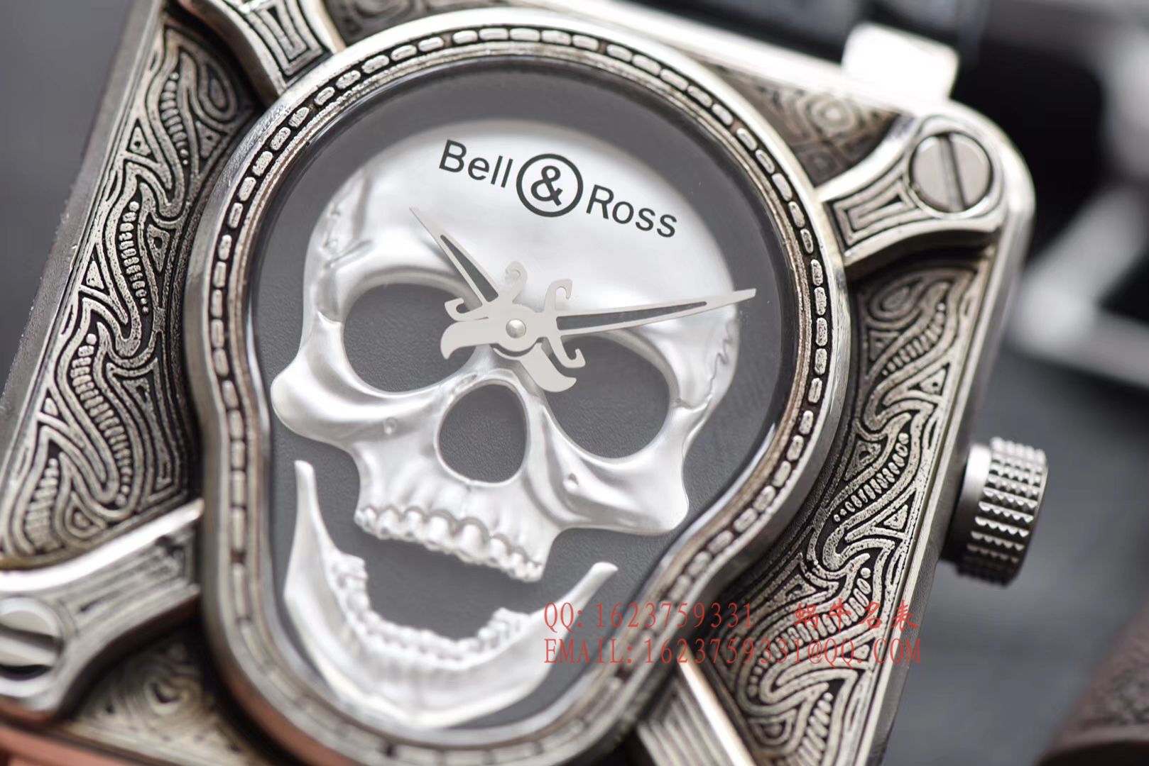 【独家 Video analysis 】 Bell & Ross  Replica Copy BELL & ROSS BR 01 Burning skull  Instruments 系列限量版骷颅头 / BLCH019