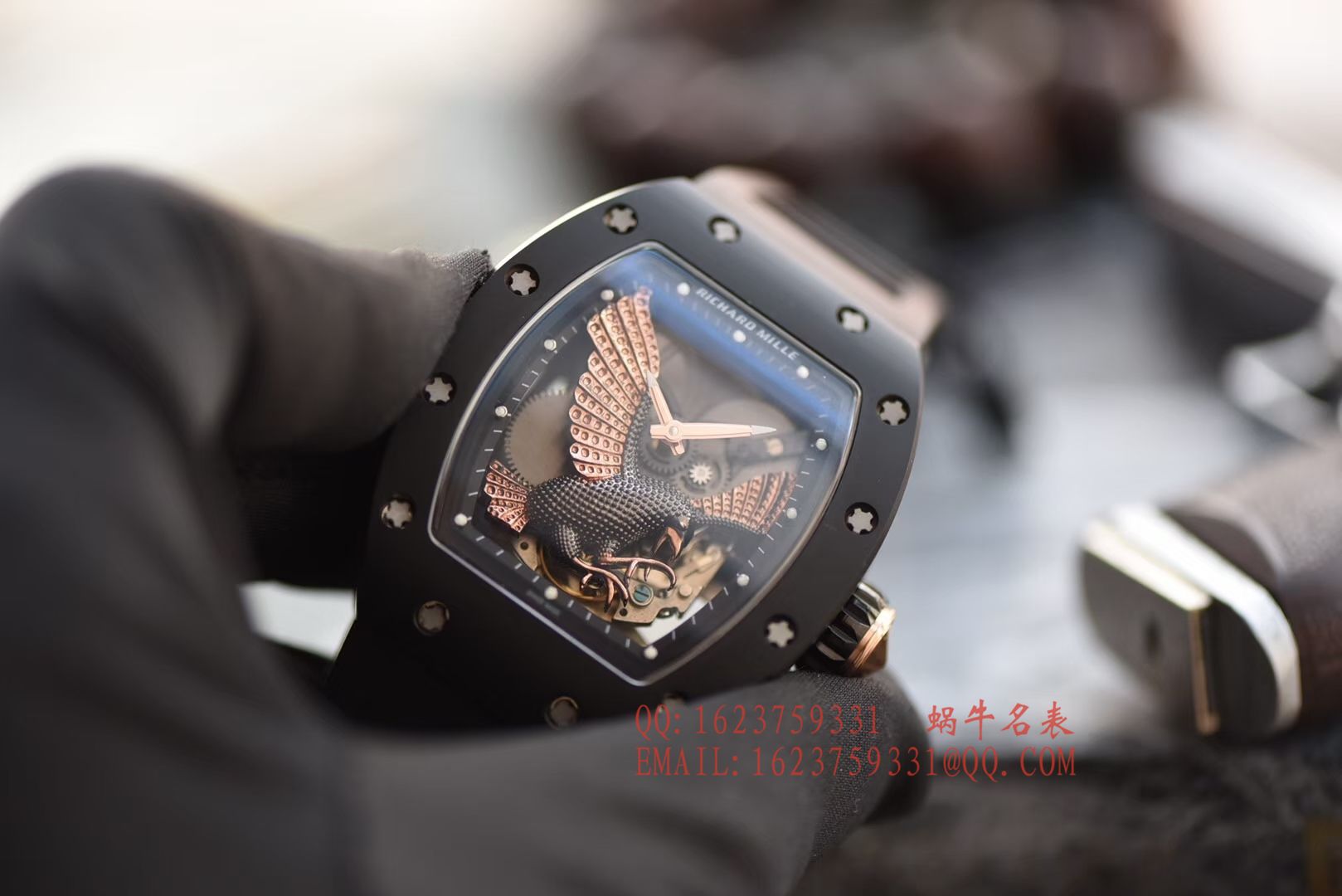 【独家 Video analysis KV Perfect  High quality  Copy  Watches 】RICHARD MILLE RICHARD MILLE男士系列RM023-02立体鹰雕图案 wrist watches  / RM 023-2