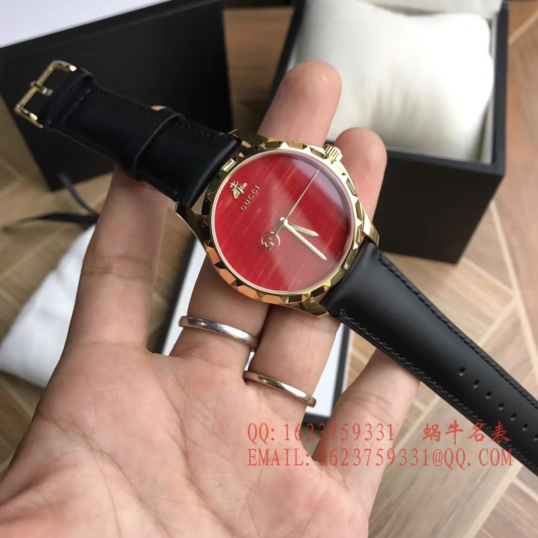 【香港原单 支持专柜验货】古驰Le Marché des Merveilles Gucci小蜜蜂女士石英 wrist watches  / GUCCI 09