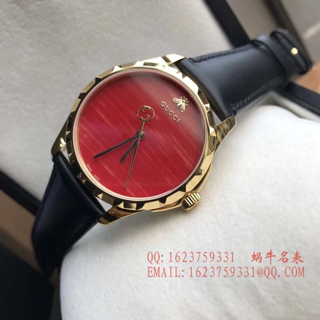【香港原单 支持专柜验货】古驰Le Marché des Merveilles Gucci小蜜蜂女士石英 wrist watches  / GUCCI 09