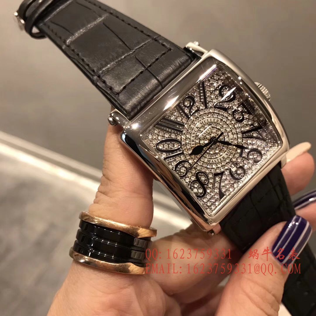 法兰克.穆勒DOUBLE MYSTERY系列42 DM D2R CD 白盘绿色 watchband  女士 wrist watches  / FLBF015