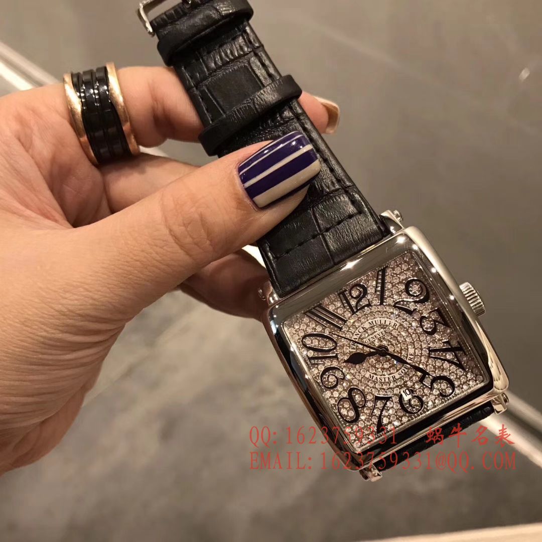法兰克.穆勒DOUBLE MYSTERY系列42 DM D2R CD 白盘绿色 watchband  女士 wrist watches  / FLBF015