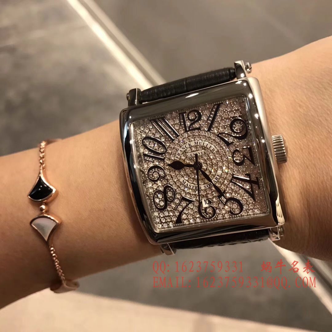 法兰克.穆勒DOUBLE MYSTERY系列42 DM D2R CD 白盘绿色 watchband  女士 wrist watches  / FLBF015