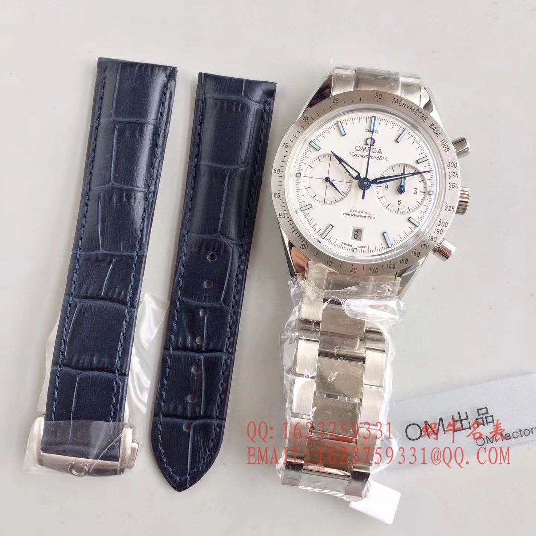 【OM Perfect  High quality  Replica Watches 】OMEGA 超霸'57 wrist watches 系列 331.10.42.51.03.001（57同轴计时表） / M077 .1