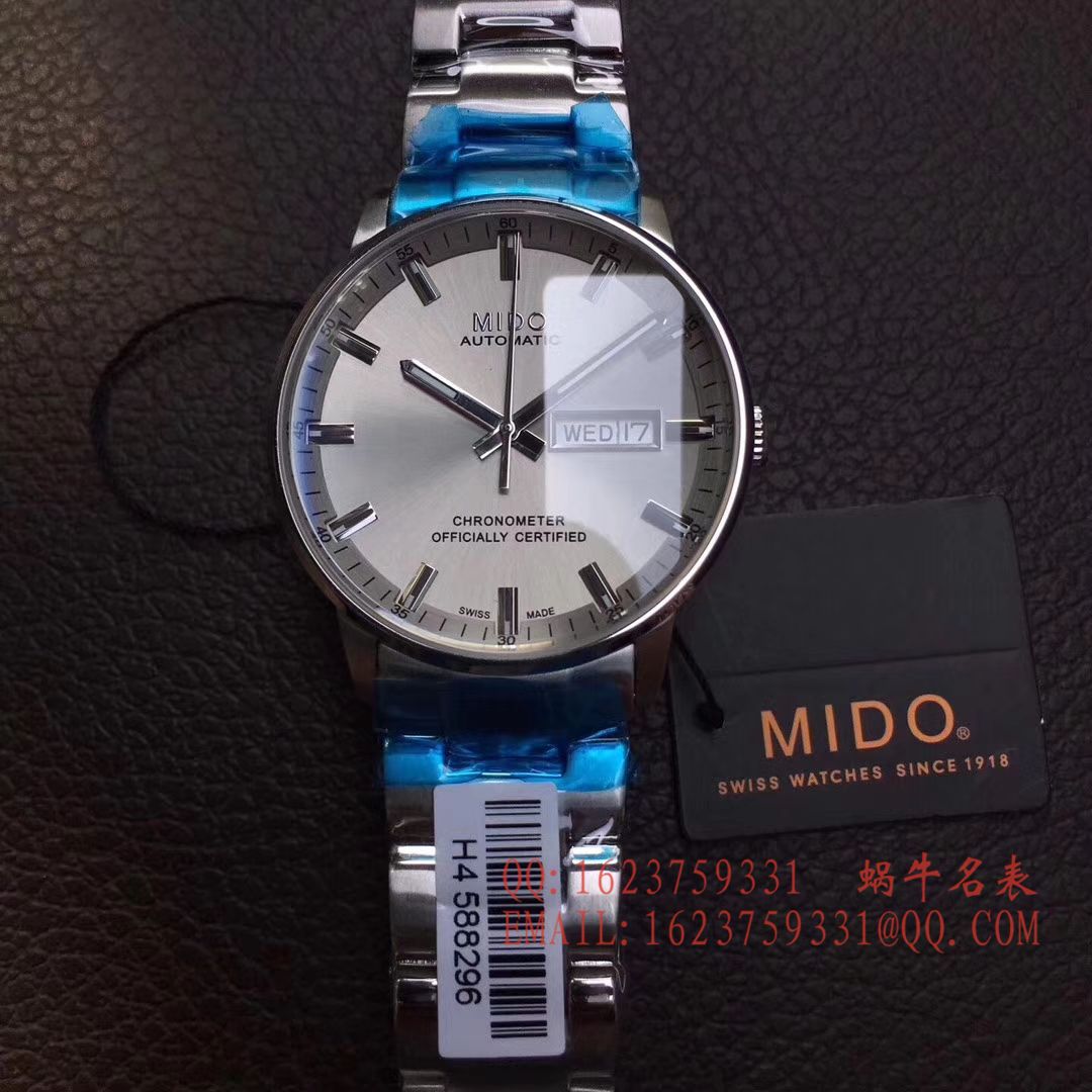 【台湾 Factory 1比1 High quality  Replica Watches 】美度指挥官系列M021.431.11.061.01 wrist watches  / MD09
