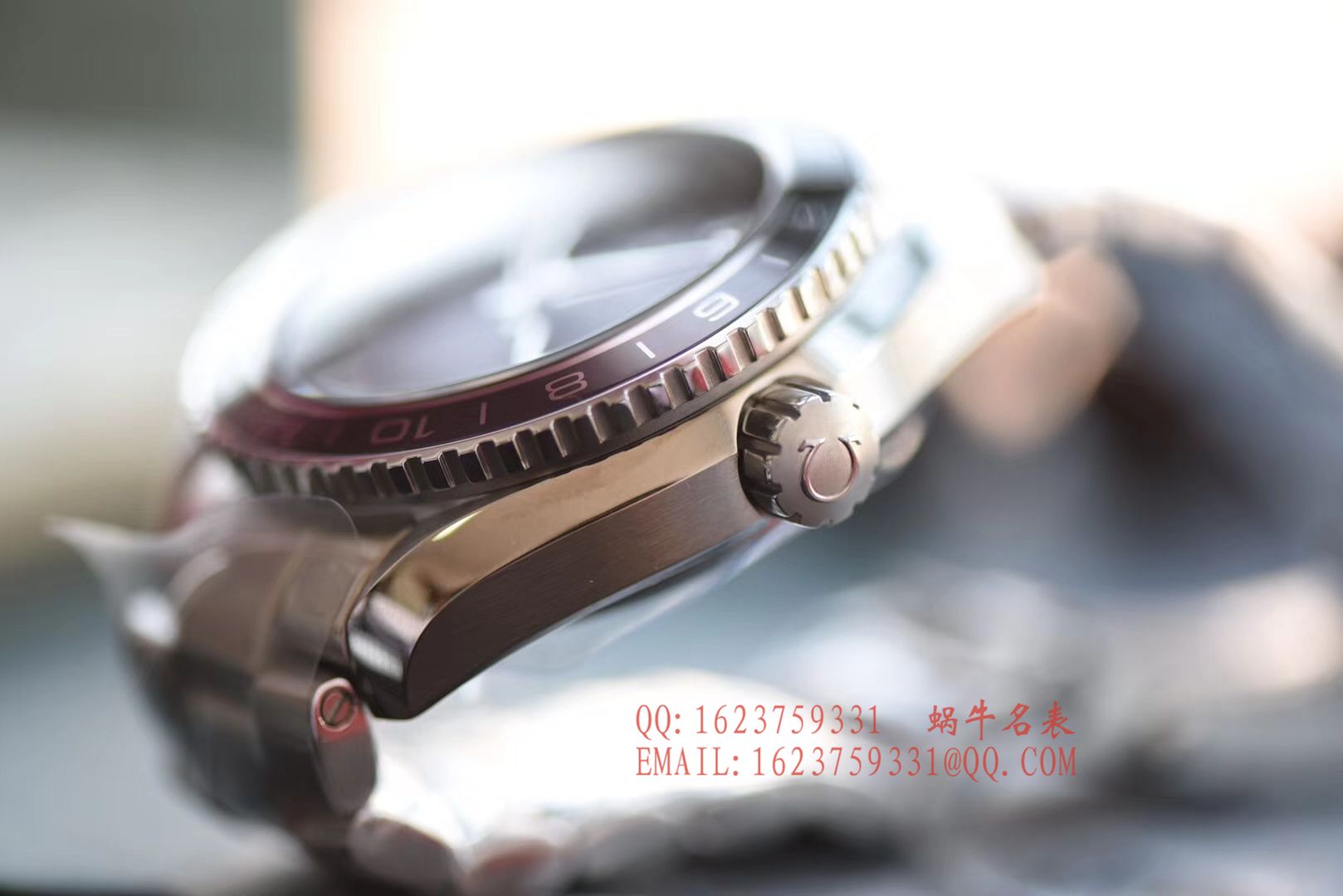 【KW Perfect  High quality  Replica Watches 】OMEGA  Seamaster 海洋宇宙600米232.30.44.22.01.001 GMT双时区 wrist watches  / M046