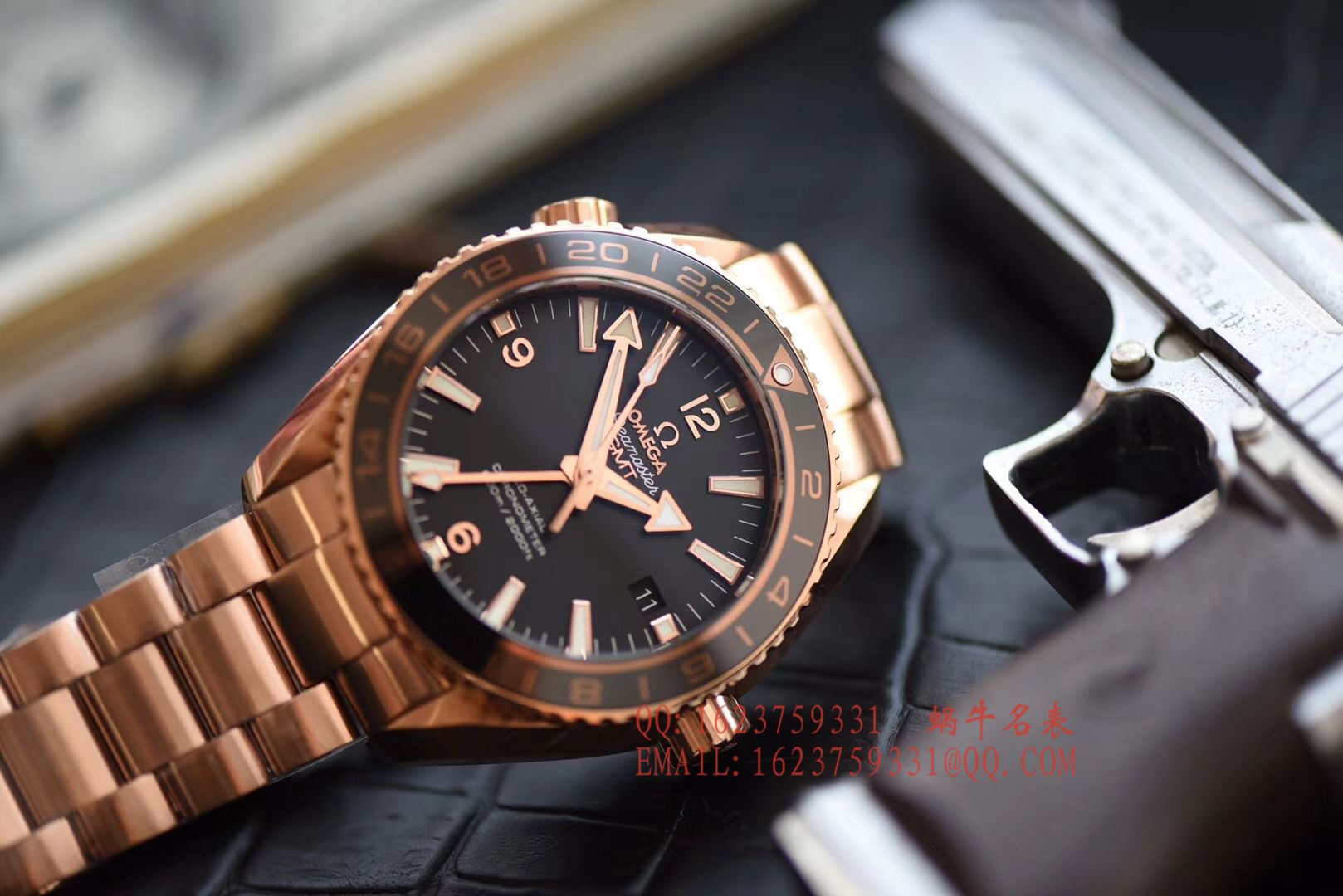 【KW Perfect  High quality  Replica Watches 】OMEGA Seamaster  海洋宇宙600米系列 232.63.44.22.01.001GMT wrist watches  / MAI313