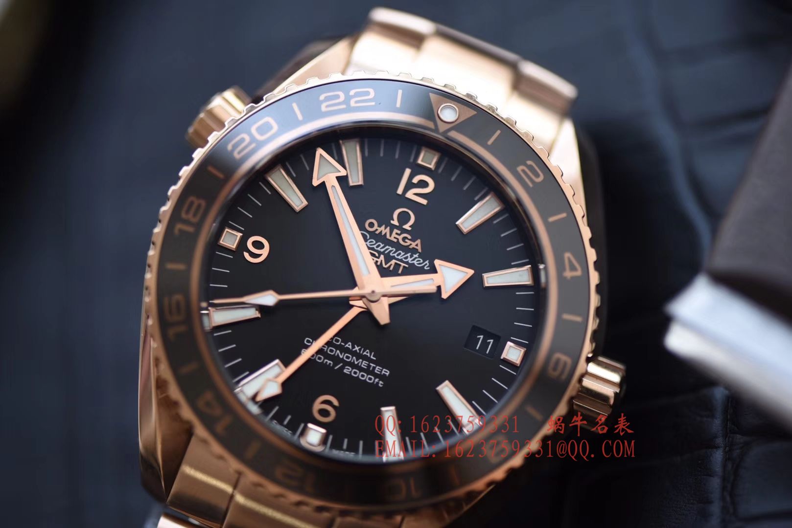 【KW Perfect  High quality  Replica Watches 】OMEGA Seamaster  海洋宇宙600米系列 232.63.44.22.01.001GMT wrist watches  / MAI313