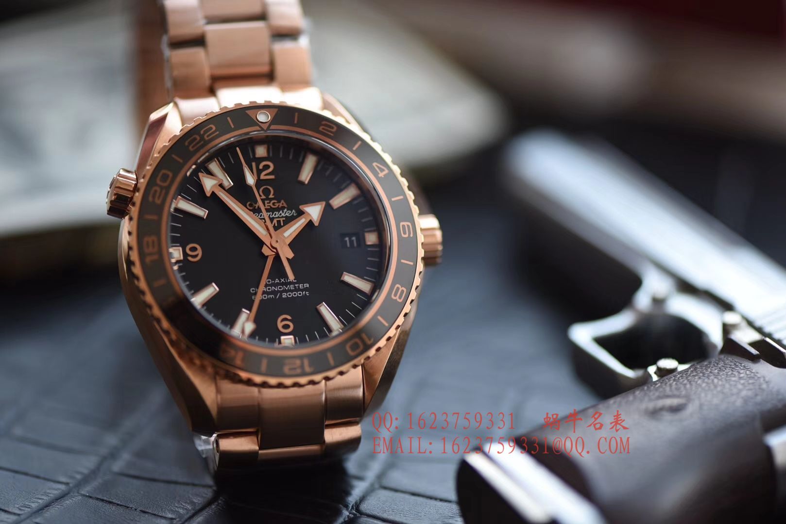 【KW Perfect  High quality  Replica Watches 】OMEGA Seamaster  海洋宇宙600米系列 232.63.44.22.01.001GMT wrist watches  / MAI313