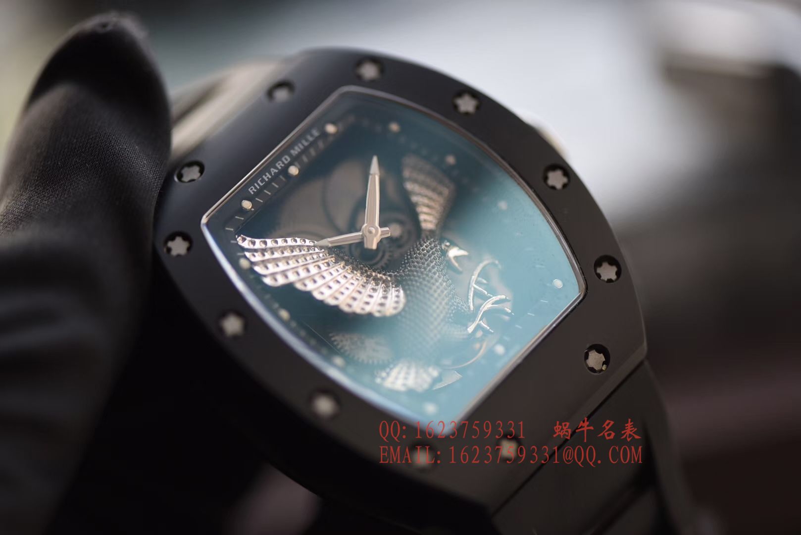 【独家 Video analysis KV Perfect  High quality  Copy  Watches 】RICHARD MILLE RICHARD MILLE男士系列RM023-02立体鹰雕图案 wrist watches  / RM 023-2