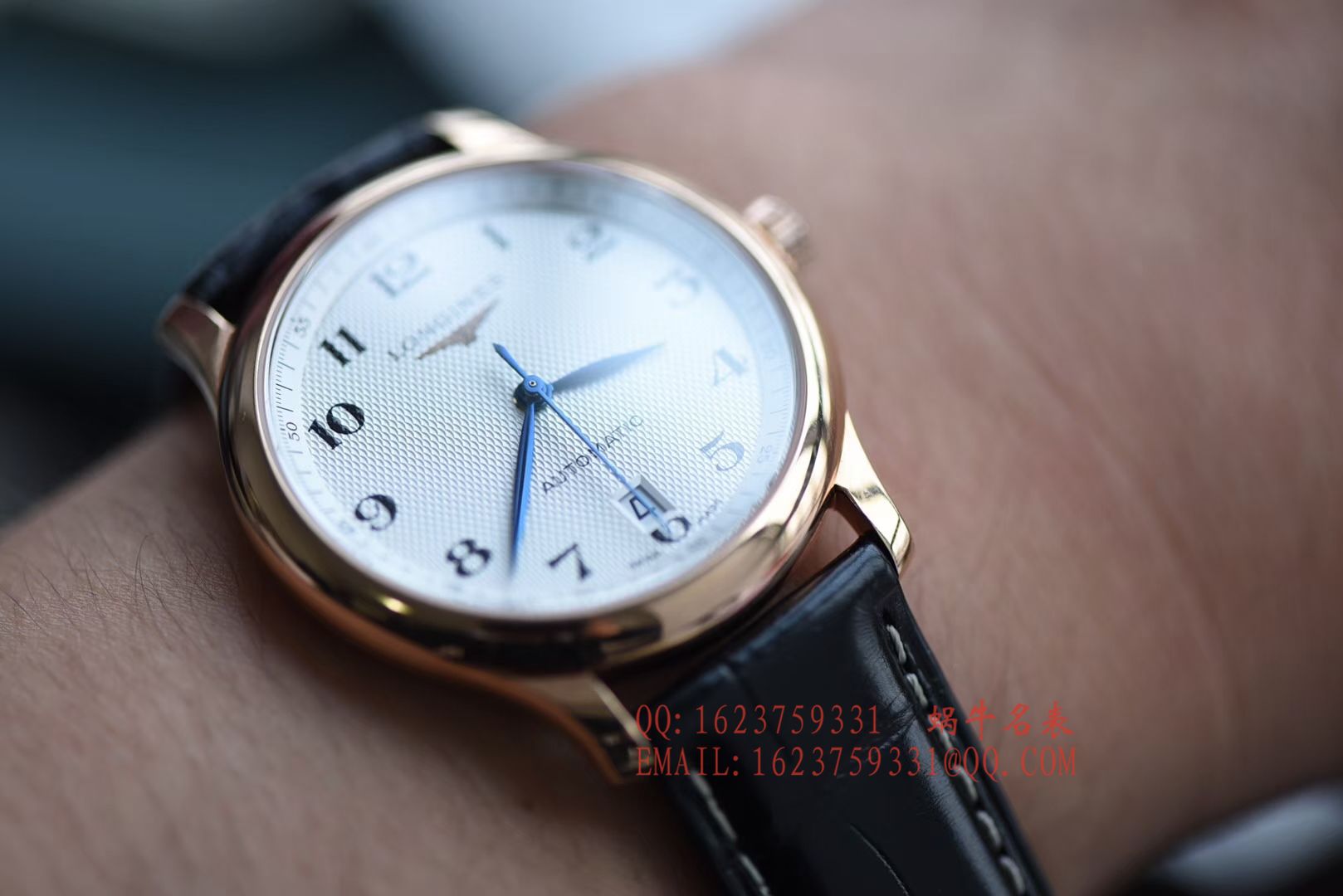 【独家 Video analysis KZ Perfect  High quality  Replica Watches 】 Longines 名匠系列L2.628.6.78.3玫瑰金 wrist watches  / L095