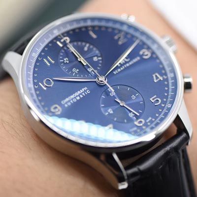 【YLV7版本 Perfect  High quality  Replica Watches 】 IWC IWC葡萄牙系列计时IW371491 wrist watches 《蓝面葡计》