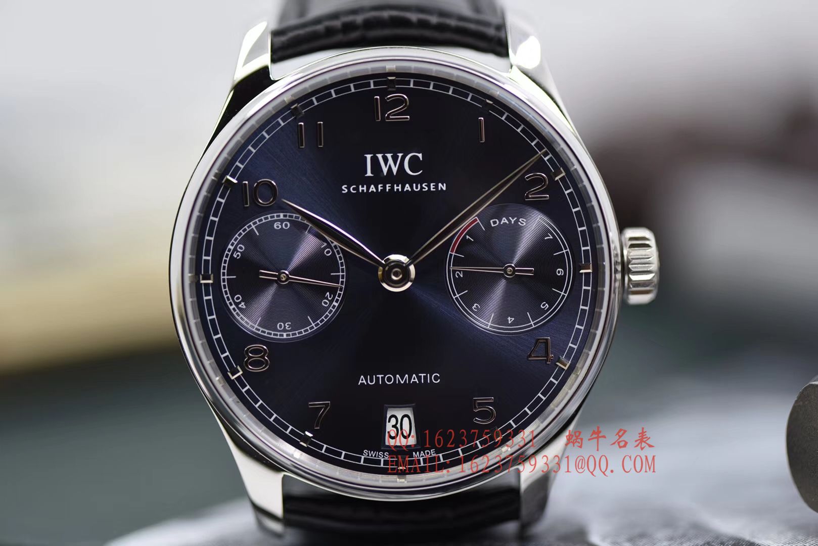 【独家 Video analysis ZF Perfect  High quality  Replica Watches V5版本】 IWC 葡萄牙七天7 DAYS系列 IW500710 wrist watches 《葡七蓝面》 / WG316