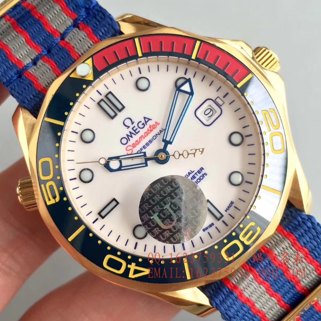 【UR Perfect  High quality  Replica Watches 】OMEGA Seamaster 系列2210.50.00、212.62.41.20.04.001英国皇家海军指挥官限量版 wrist watches  / M277