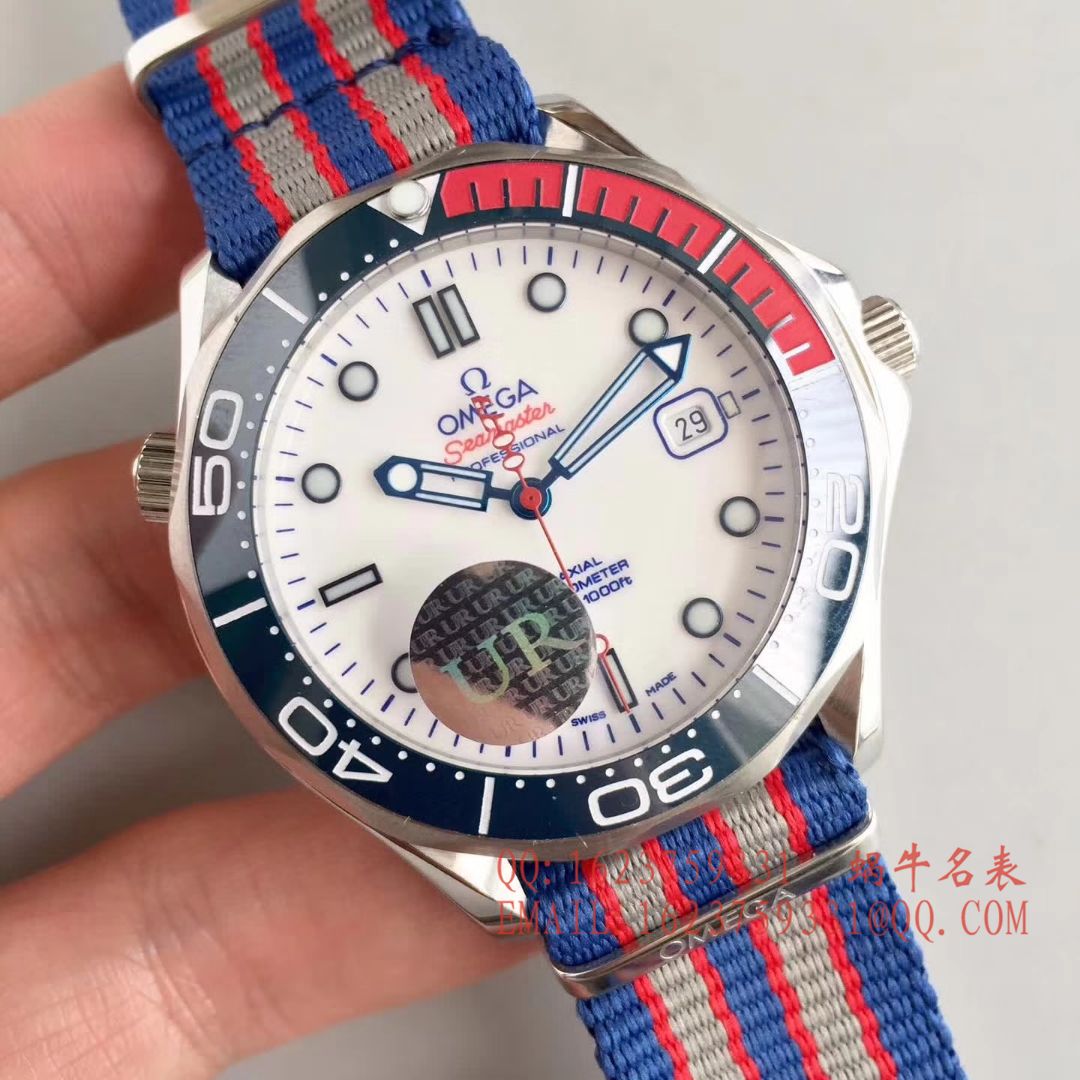 【UR Perfect  High quality  Replica Watches 】OMEGA Seamaster 系列2210.50.00、212.62.41.20.04.001英国皇家海军指挥官限量版 wrist watches  / M277