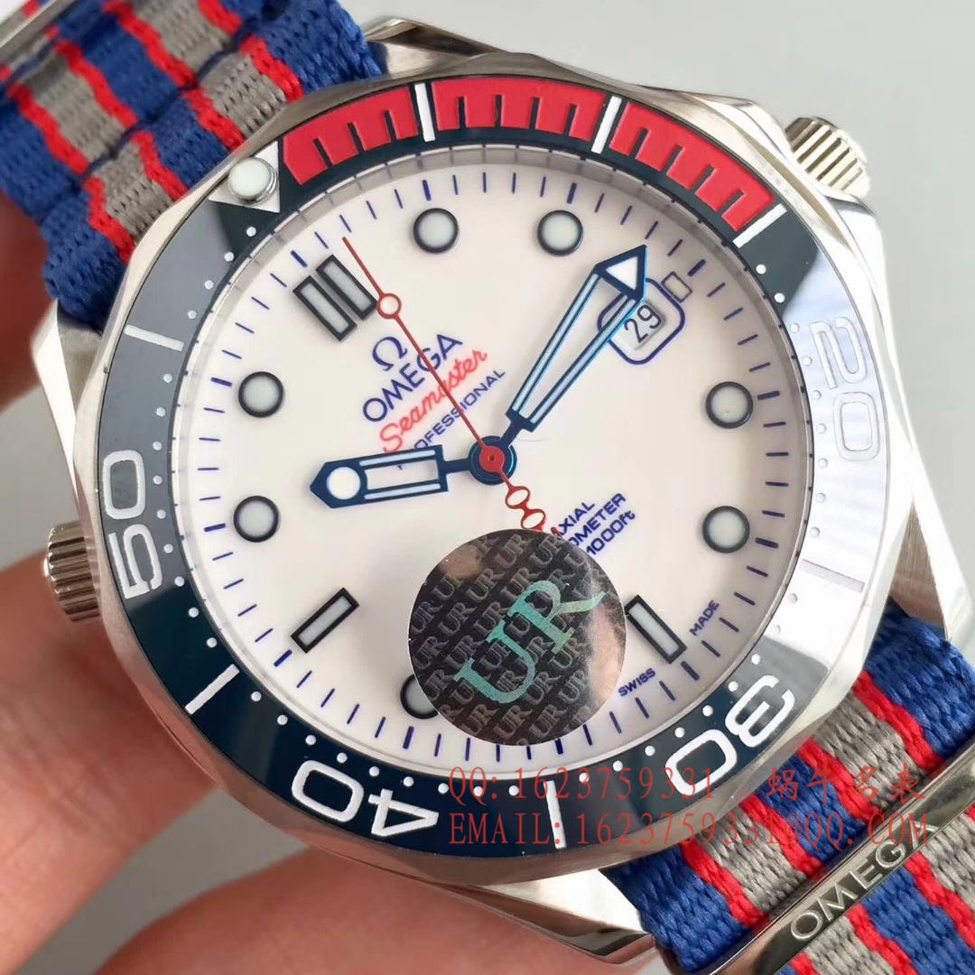 【UR Perfect  High quality  Replica Watches 】OMEGA Seamaster 系列2210.50.00、212.62.41.20.04.001英国皇家海军指挥官限量版 wrist watches  / M277