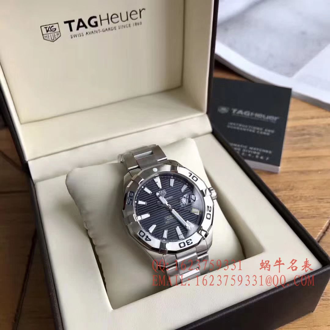 【原单正品】 TAG Heuer 竞潜系列WAY2013.BA0927 、 WAY2010.BA0927《黑面》、WAY2012.BA0927《蓝面》 wrist watches  / TG054