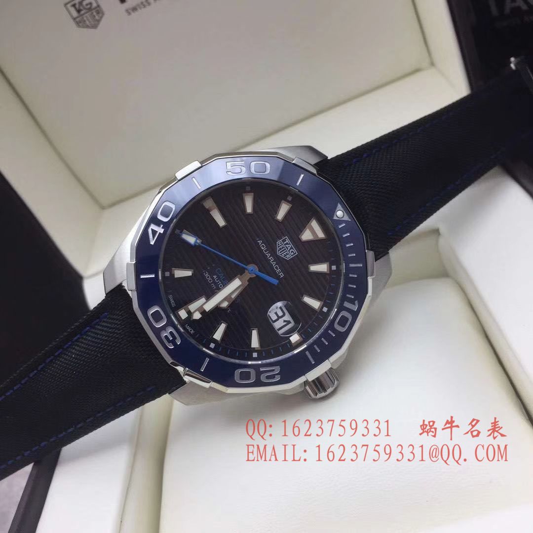 【原单正品】 TAG Heuer 竞潜系列WAY2013.BA0927 、 WAY2010.BA0927《黑面》、WAY2012.BA0927《蓝面》 wrist watches  / TG054