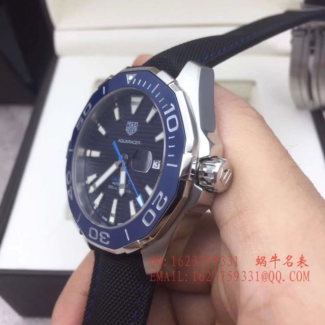 【原单正品】 TAG Heuer 竞潜系列WAY2013.BA0927 、 WAY2010.BA0927《黑面》、WAY2012.BA0927《蓝面》 wrist watches  / TG054