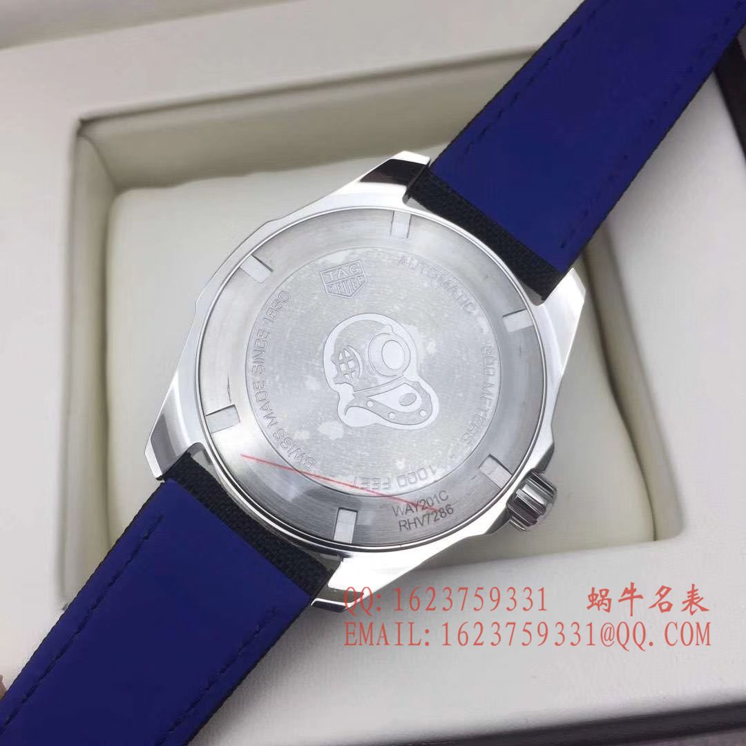 【原单正品】 TAG Heuer 竞潜系列WAY2013.BA0927 、 WAY2010.BA0927《黑面》、WAY2012.BA0927《蓝面》 wrist watches  / TG054