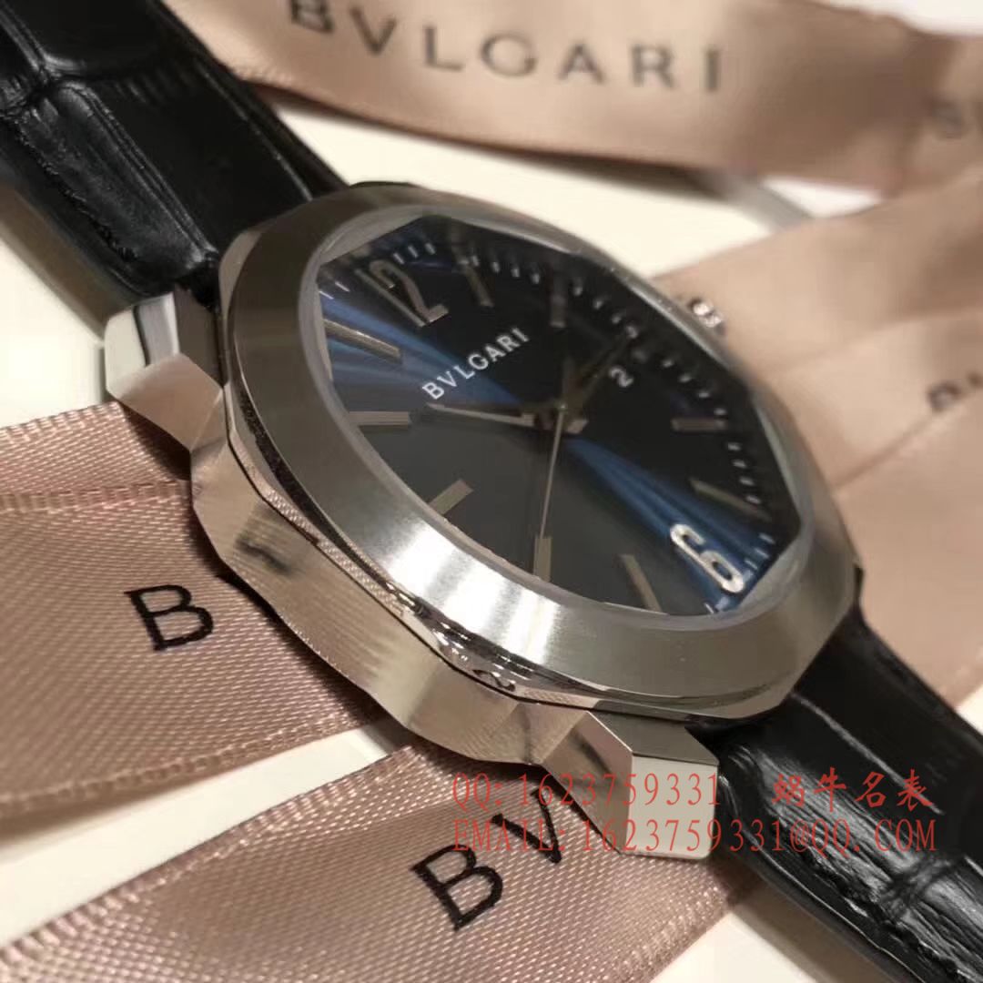 【UF Perfect  High quality  Replica Watches 】 BVLGARI OCTO系列102429 BGO38C3SLD wrist watches  / BGAI001