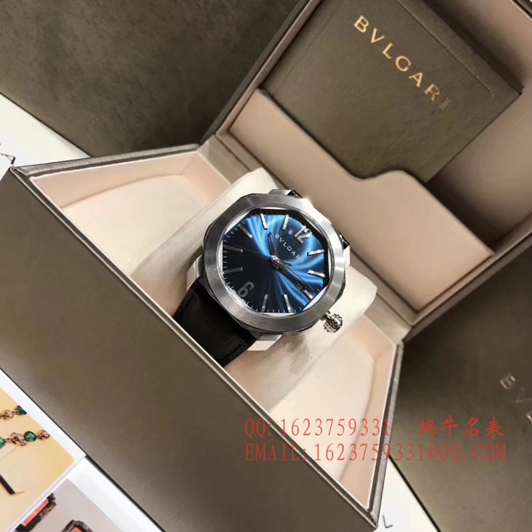 【UF Perfect  High quality  Replica Watches 】 BVLGARI OCTO系列102429 BGO38C3SLD wrist watches  / BGAI001