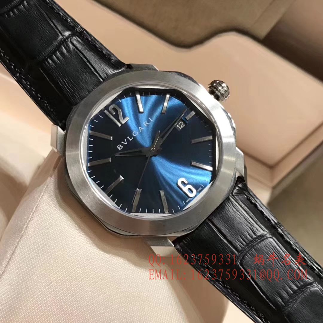 【UF Perfect  High quality  Replica Watches 】 BVLGARI OCTO系列102429 BGO38C3SLD wrist watches  / BGAI001