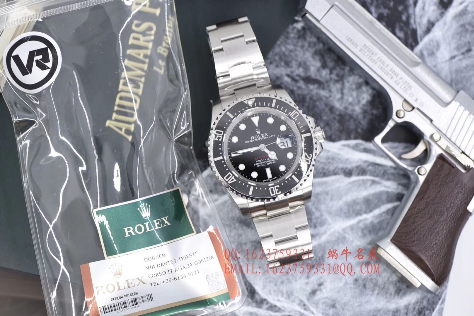 【独家 Video analysis VR Perfect  High quality  Replica Watches 】 Rolex ROLEX海使型系列Rolex Sea-Dweller 50周年【单红】126600 wrist watches  / RBF193
