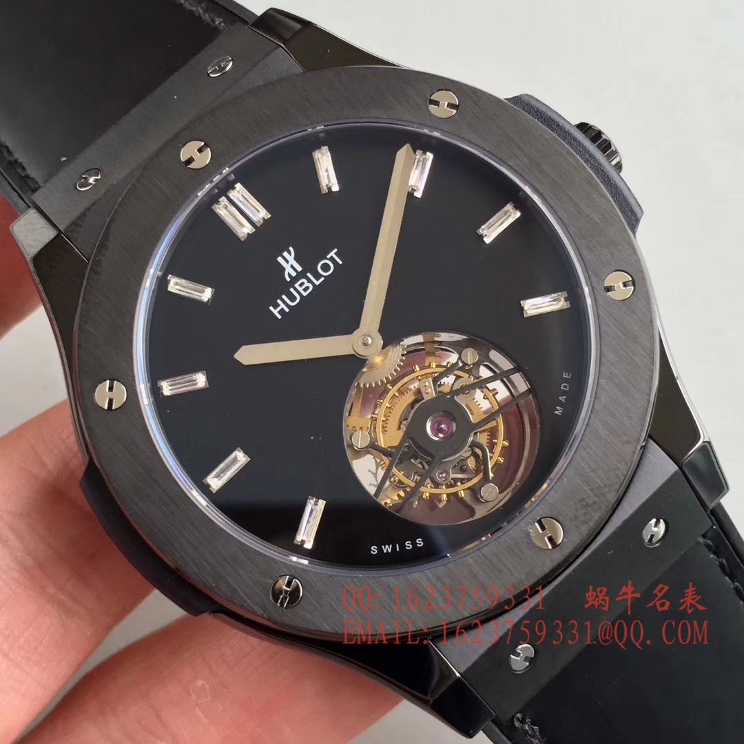 【TF Perfect  High quality  Replica Watches 】 hublot 经典融合系列 505.CS.1270.VR Tourbillon  wrist watches  / YB052