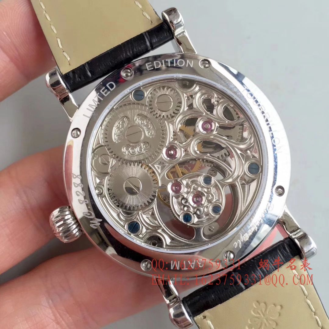 【BM Perfect  High quality  Replica Watches 】 PATEK PHILIPPE 大日历月相 Tourbillon  wrist watches  / BD144