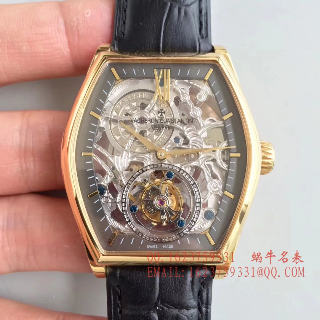 【TF Perfect  High quality  Replica Watches 】Vacheron Constantin  马耳他 MALTE镂雕 Tourbillon 系列30135/000R-8973、30135/000P-9842 wrist watches  / JS123