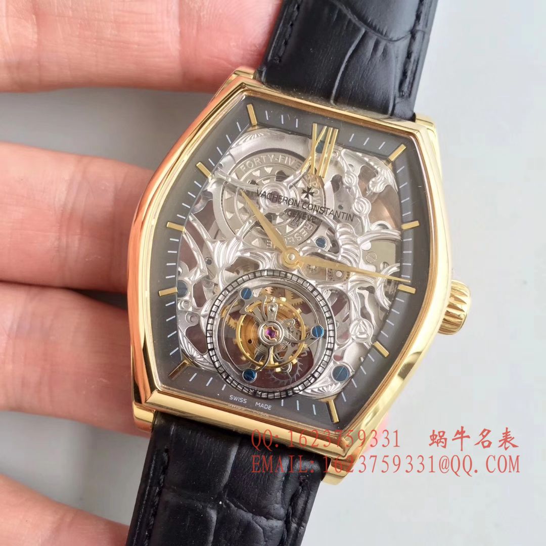 【TF Perfect  High quality  Replica Watches 】Vacheron Constantin  马耳他 MALTE镂雕 Tourbillon 系列30135/000R-8973、30135/000P-9842 wrist watches  / JS123