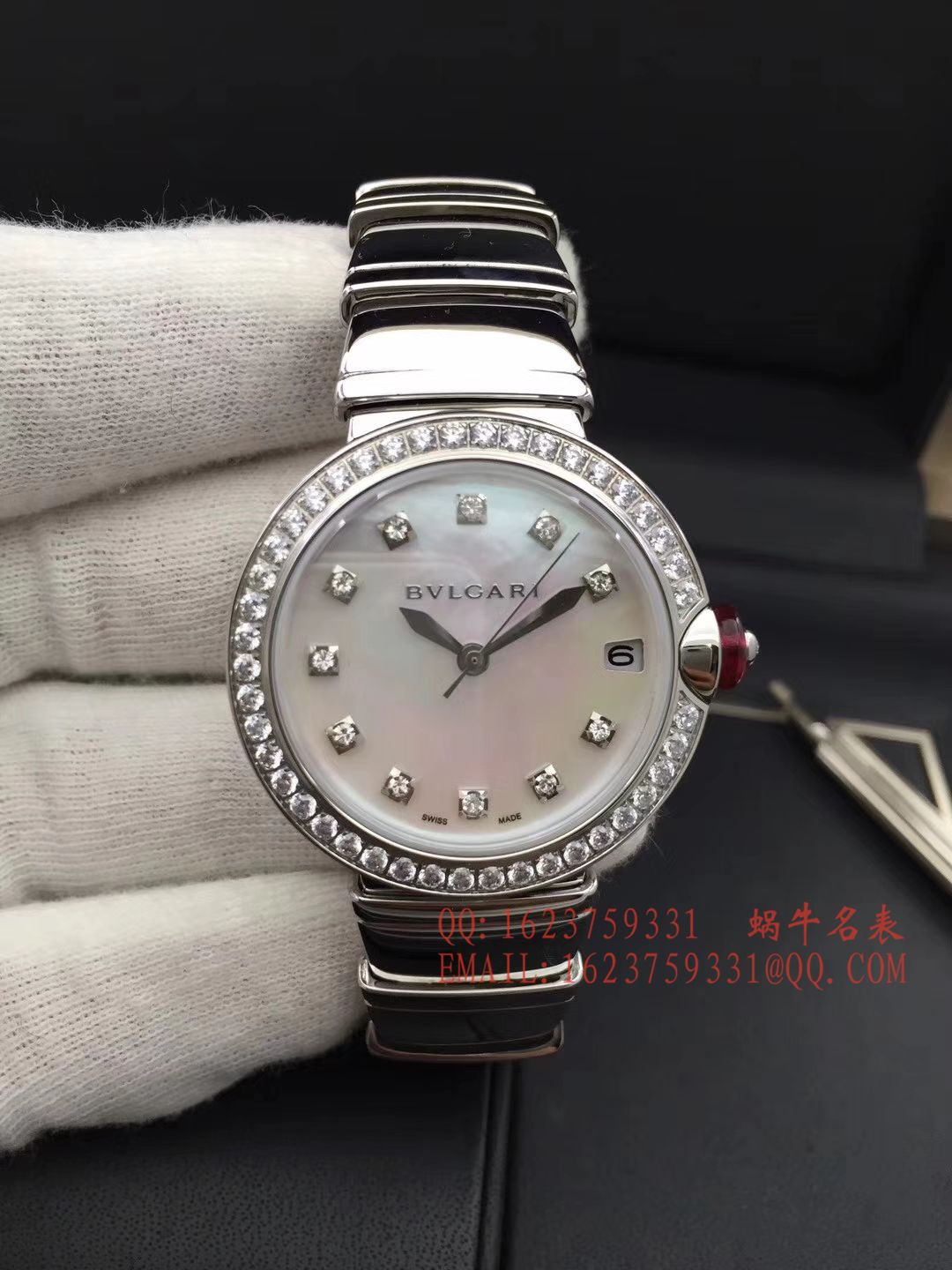 【BV Factory  Perfect  High quality 精 Replica Watches 】 BVLGARI LVCEA系列102198 LU33WSPGSPGD/11女士 wrist watches  / BG017