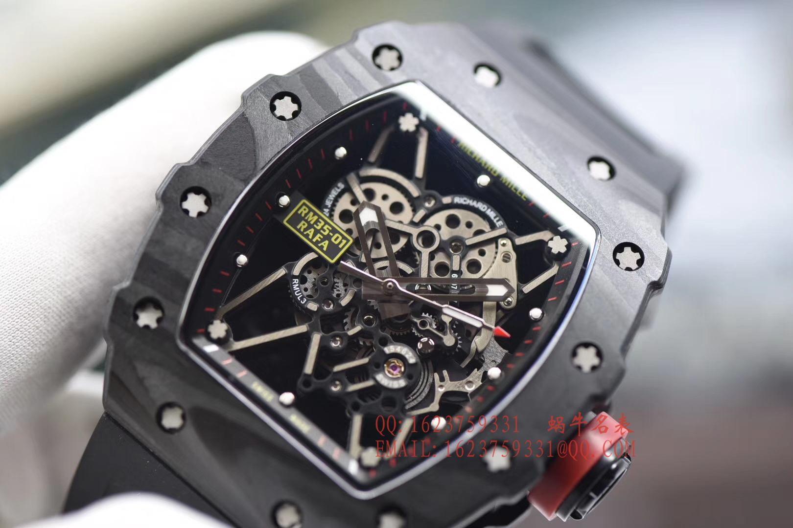 【独家 Video analysis KV Perfect  High quality  Replica Watches 】 RICHARD MILLE 男士系列RM 35-01 RAFAEL NADAL wrist watches  /  RICHARD MILLE RM035-01
